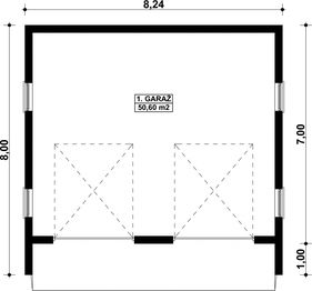 Parter projektu - G48 - Budynek garażowy