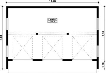 Parter projektu - G52 - Budynek garażowy