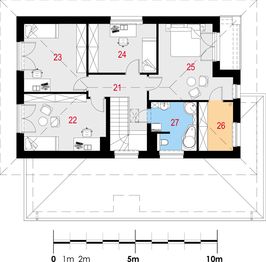 Piętro 1 projektu - Idealis I PG2