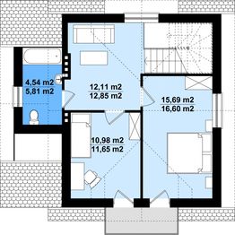 Poddasze projektu - Barbara