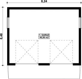 Parter projektu - G54 - Budynek garażowy