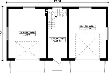 Parter projektu - G60 - Budynek garażowo - gospodarczy