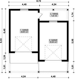 Parter projektu - G80 - Budynek garażowy