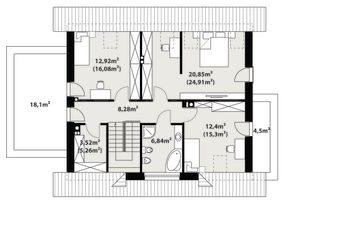 Poddasze projektu - Medea 3