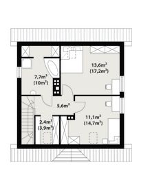 Poddasze projektu - Orzeszek