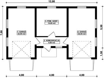 Parter projektu - G301 - Budynek garażowo - gospodarczy