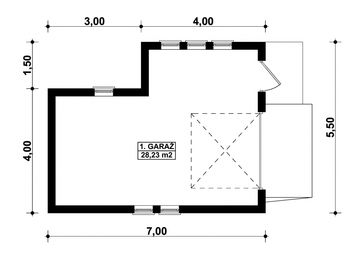 Parter projektu - G307 - Budynek garażowy