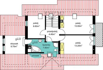 Poddasze projektu - BW-49 wariant 7