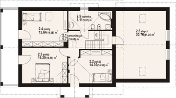 Poddasze projektu - Biskupice 35