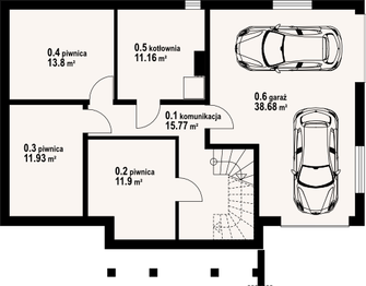 Piwnica projektu - Chmielów m9