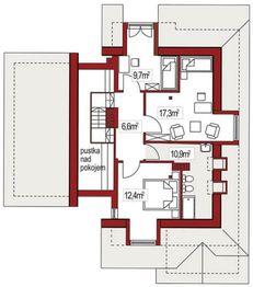 Poddasze projektu - Wiera A