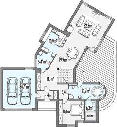 Parter projektu - Bursztyn B 2-garaże