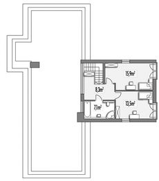 Piętro 1 projektu - Mango A 2W
