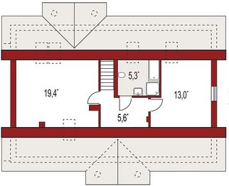 Poddasze projektu - Madzia A