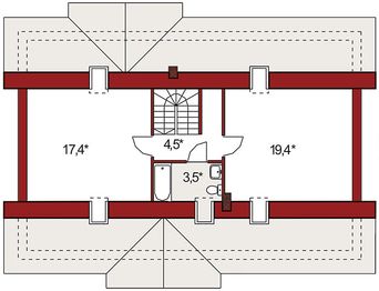Poddasze projektu - Mania A