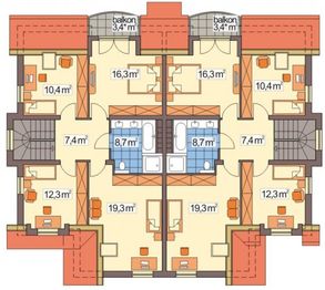 Poddasze projektu - Sławek 2A 2-lokalowy