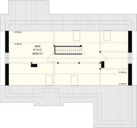 Poddasze projektu - Luna