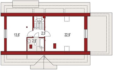 Poddasze projektu - Gienia B PS