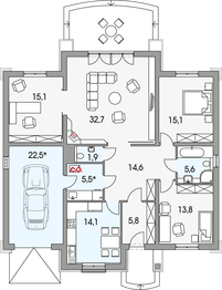 Parter projektu - Mila 4A garaż