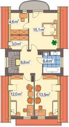 Poddasze projektu - Truskawka wersja A