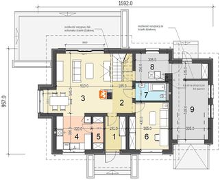 Parter projektu - Sowa 4 z garażem