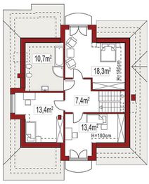 Poddasze projektu - Agio A