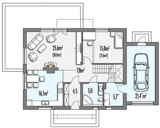 Parter projektu - Adaś 2B garaż