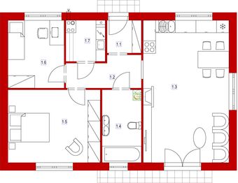 Parter projektu - Domek Miodowy (003 ET-M)