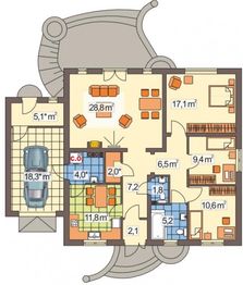 Parter projektu - Horyzoncik B garaż Teriva