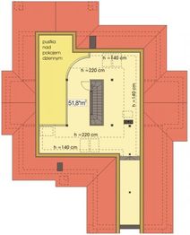 Poddasze projektu - Arabella 2B 2-garaże