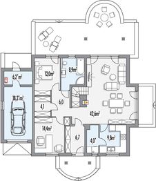 Parter projektu - Jagódka B garaż PS