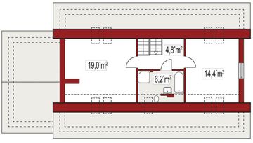 Poddasze projektu - Madzia 2B