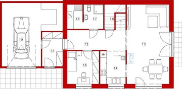 Parter projektu - Domek na ul. Sarniej (015 NF-15)