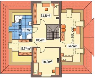 Poddasze projektu - Kalina 2 wersja A paliwo stałe