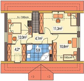 Poddasze projektu - Sonia paliwo stałe wersja A