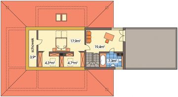 Poddasze projektu - Arizona paliwo stałe wersja B