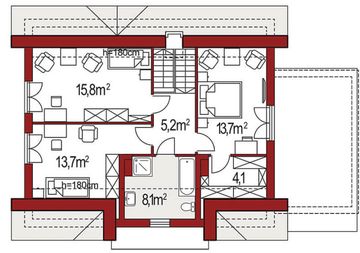 Poddasze projektu - Maria B