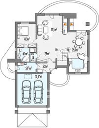 Parter projektu - Bilbo B 2 garaże