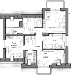 Poddasze projektu - Domidea 52 d