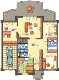 Parter projektu - Mila 2A garaż