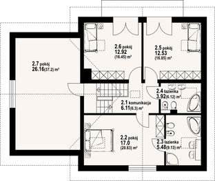 Poddasze projektu - Boboszów 32