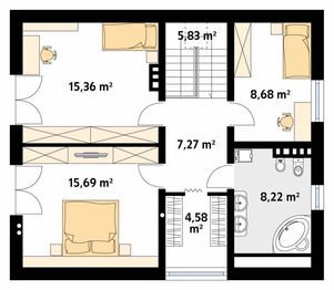 Poddasze projektu - Indygo 4 MC