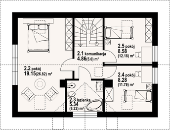 Poddasze projektu - Zawoja mk3x