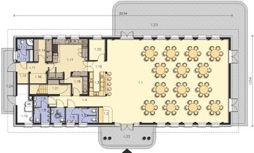 Parter projektu - Budynek usługowy Puchacz DCU02