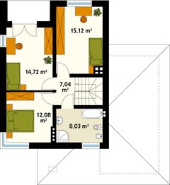 Piętro 1 projektu - Karmazyn MC