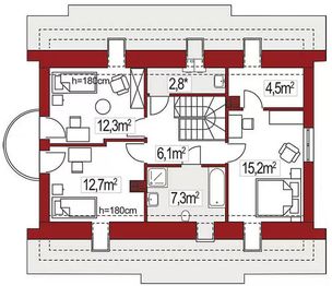 Poddasze projektu - Ewa Lux 2A