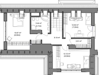 Poddasze projektu - Domidea 53 w3