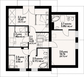 Poddasze projektu - Gronowo 3