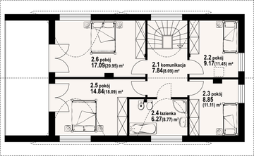 Poddasze projektu - Olszynka mazurska m