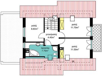 Poddasze projektu - BW-36 wariant 4